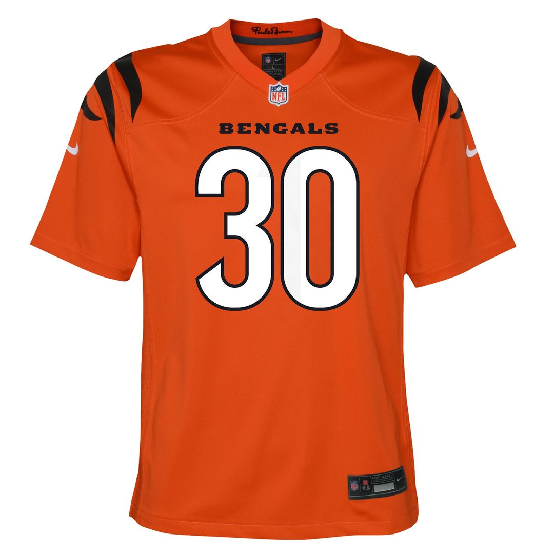 Chase Brown Cincinnati Bengals Nike Youth Youth - Orange NFL Fan Gear Popular Style
