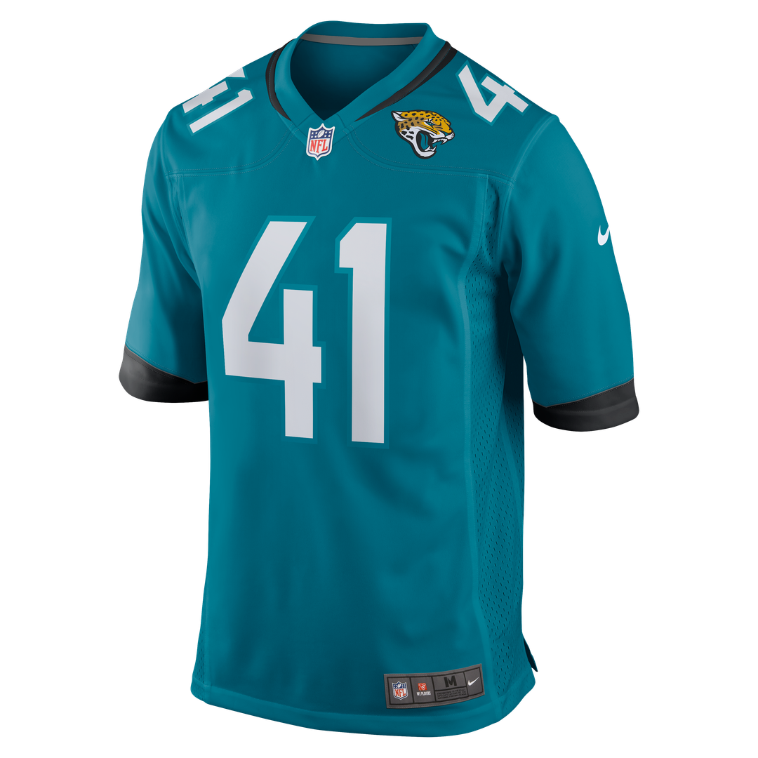 Josh Hines-Allen Jacksonville Jaguars Nike Player Game Jersey - Teal Official NFL Team Apparel Football Fan Gear