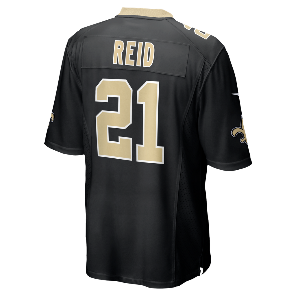 Justin Reid New Orleans Saints Nike Team Game Jersey - Black Official NFL Team Apparel Football Fan Gear