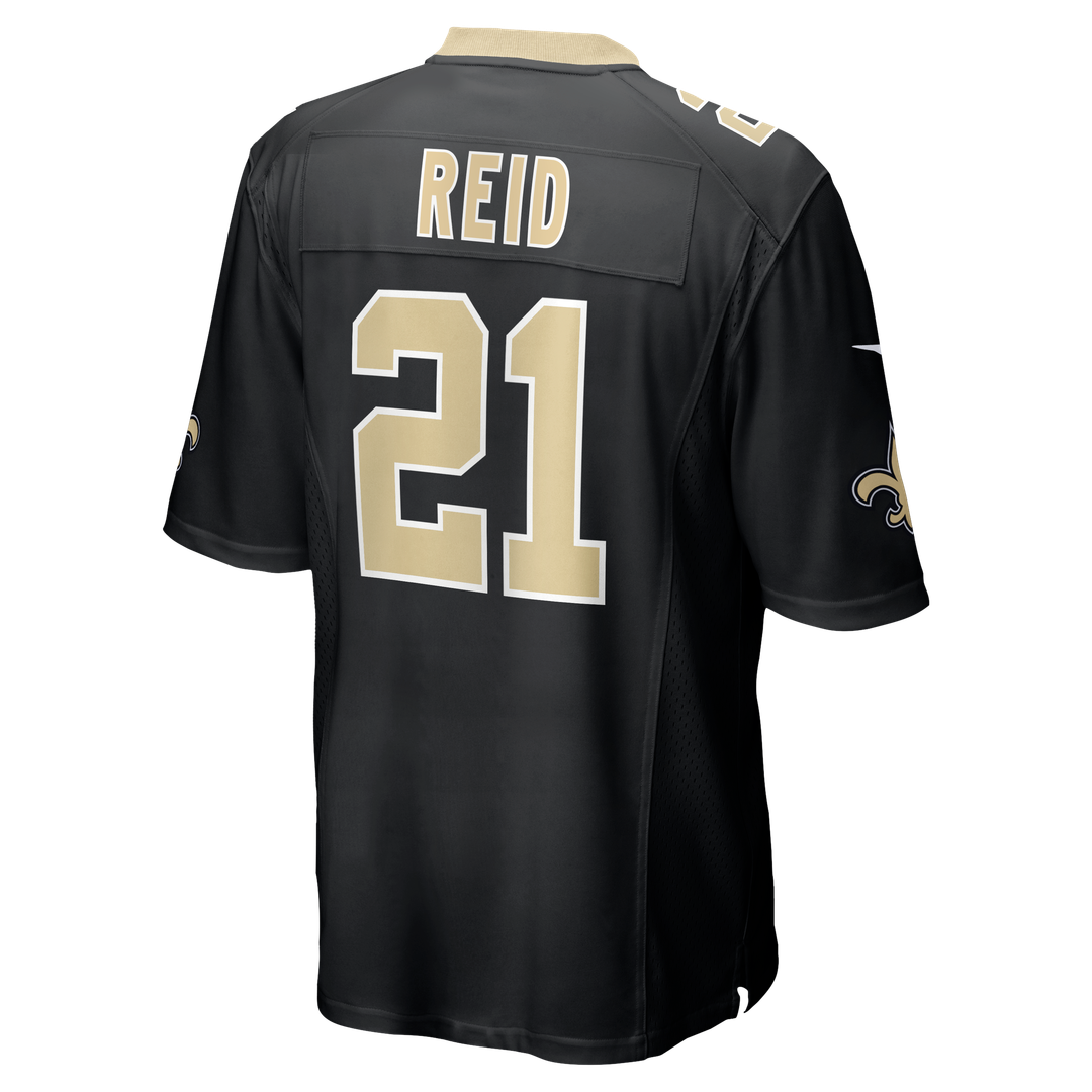 Justin Reid New Orleans Saints Nike Team Game Jersey - Black Official NFL Team Apparel Football Fan Gear