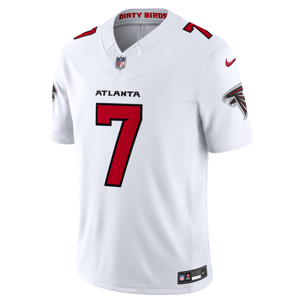 Bijan Robinson Atlanta Falcons Nike Vapor F.U.S.E. Stitched Limited Jersey - White Official NFL Team Apparel Football Fan Gear