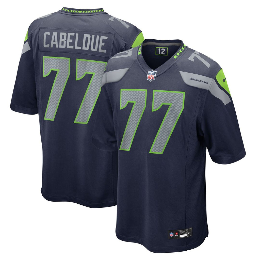 Bryce Cabeldue Seattle Seahawks Nike Team Game Jersey - College Navy Official NFL Team Apparel Football Fan Gear