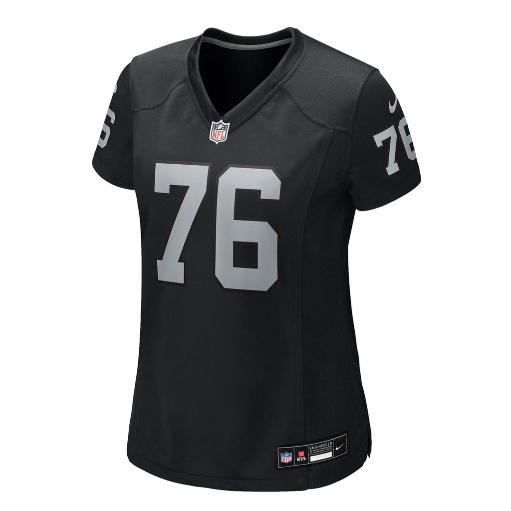Caleb Rogers Las Vegas Raiders Nike Women's Team Game Jersey - Black Official NFL Team Apparel Football Fan Gear
