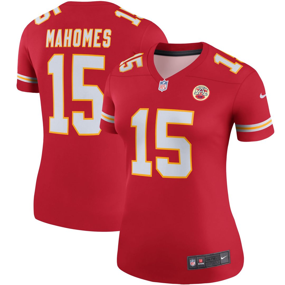 Patrick Mahomes Kansas City Chiefs Nike Women's Legend Player Performance Top - Red NFL Fan Gear Popular Style