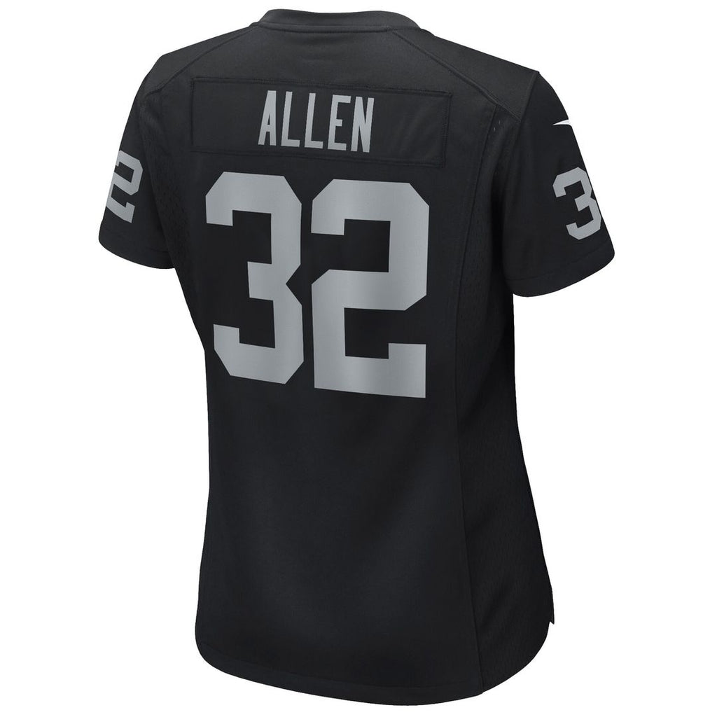 Marcus Allen Las Vegas Raiders Nike Women's Game Retired Player Jersey - Black Official NFL Team Apparel Football Fan Gear