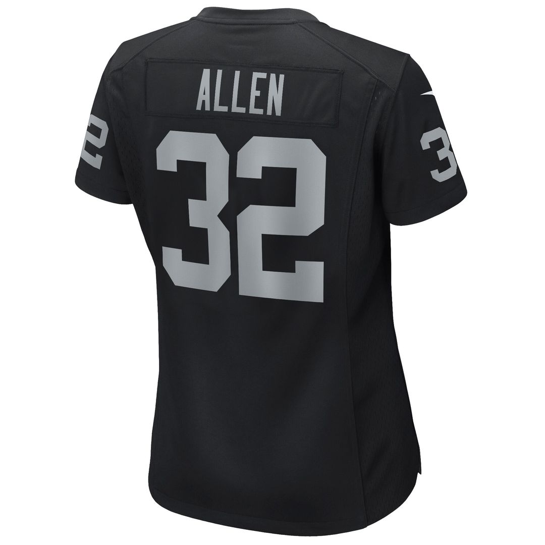 Marcus Allen Las Vegas Raiders Nike Women's Game Retired Player Jersey - Black Official NFL Team Apparel Football Fan Gear