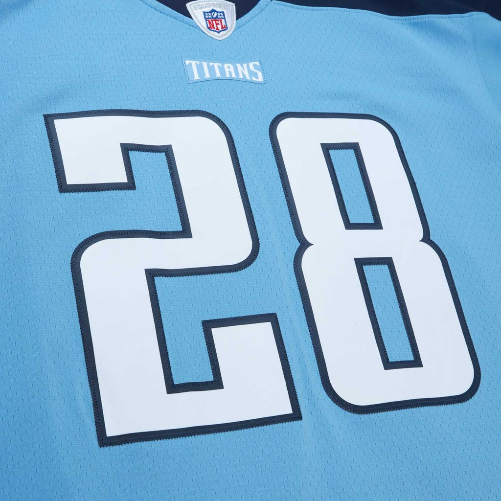 Chris Johnson Tennessee Titans Mitchell & Ness Legacy Replica Jersey - Light Blue Official NFL Team Apparel Football Fan Gear