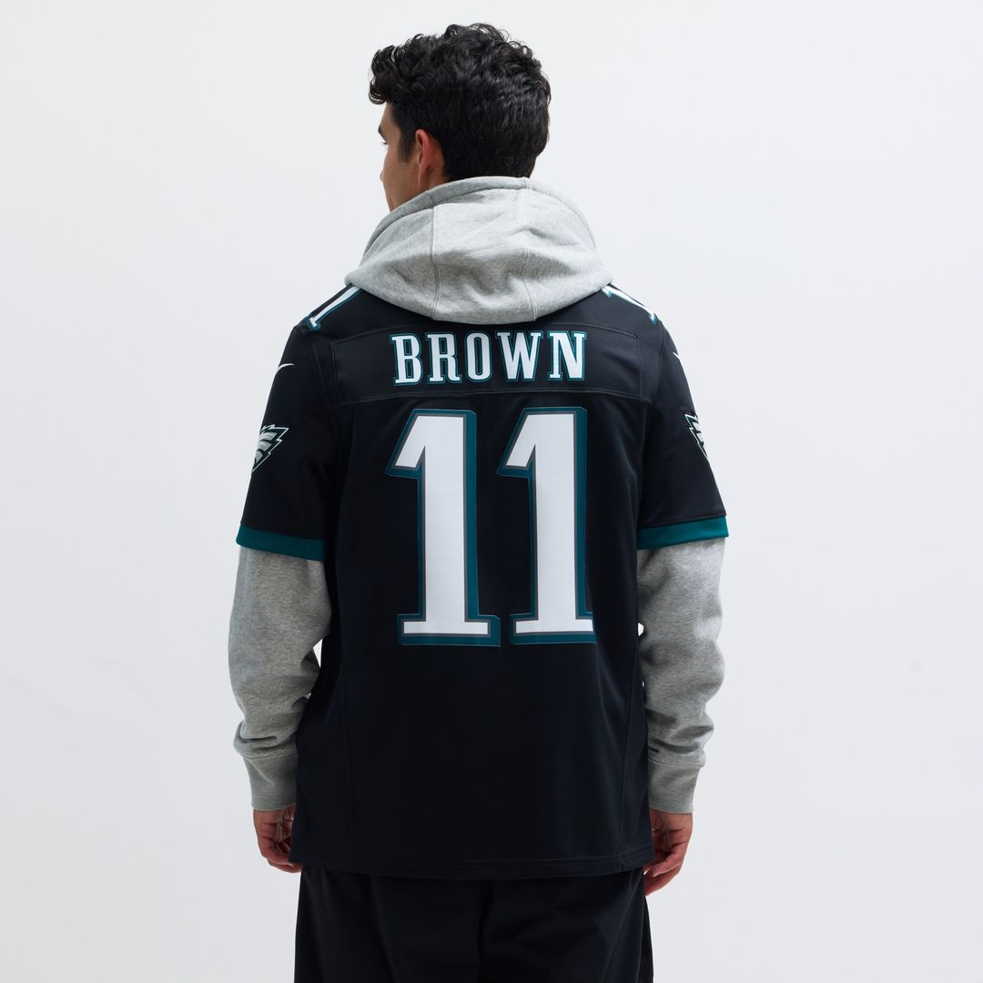 A.J. Brown Philadelphia Eagles Nike Alternate Vapor F.U.S.E. Limited Jersey - Black Official NFL Team Apparel Football Fan Gear