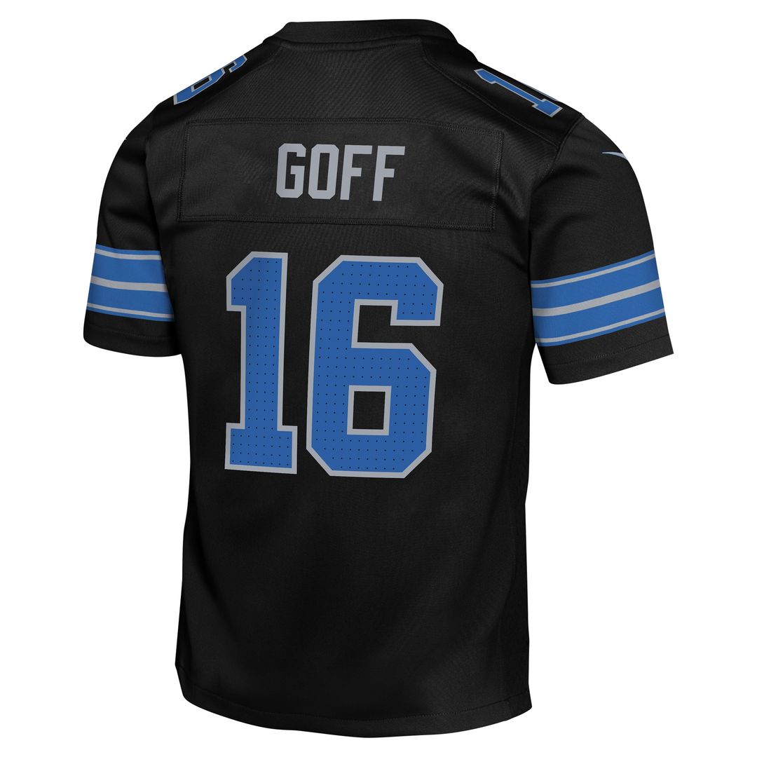 Jared Goff Detroit Lions Nike Youth Game Jersey - Black Official NFL Team Apparel Football Fan Gear