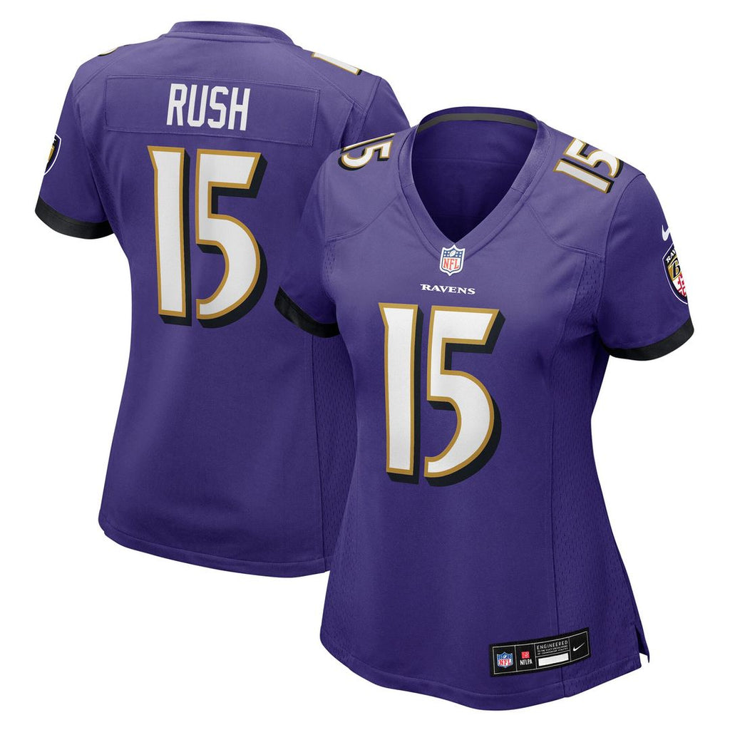 Cooper Rush Baltimore Ravens Nike Women's Team Game Jersey - Purple Official NFL Team Apparel Football Fan Gear