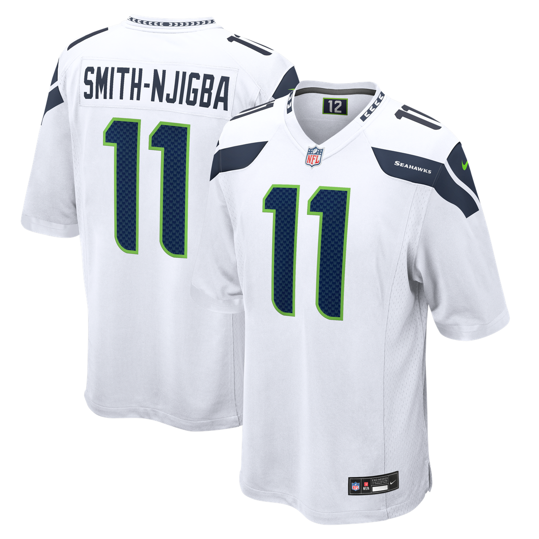 Jaxon Smith-Njigba Seattle Seahawks Nike Throwback Player Game Jersey - Royal Official NFL Team Apparel Football Fan Gear