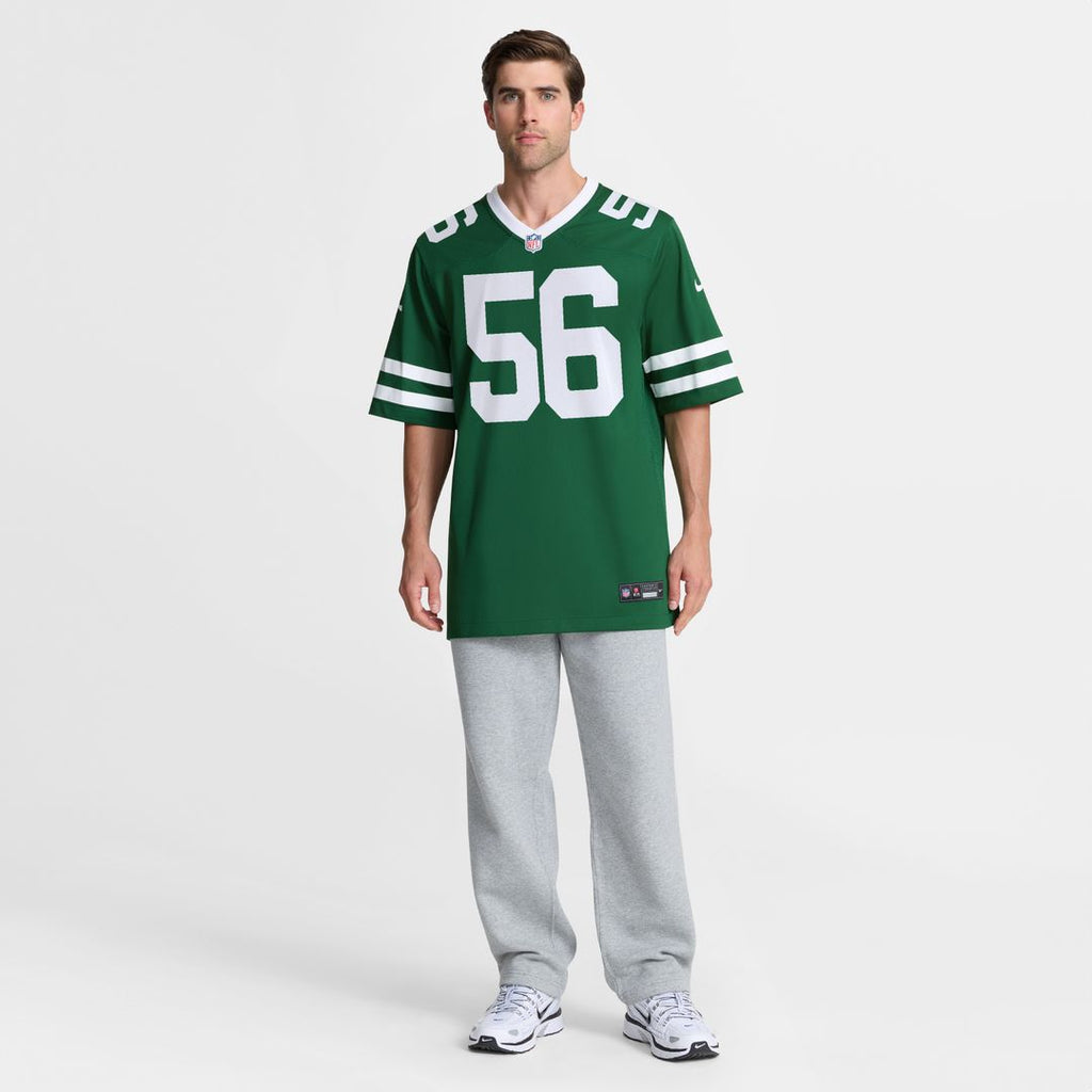 Quincy Williams New York Jets Nike Game Player Jersey – Legacy Green Official NFL Team Apparel Football Fan Gear