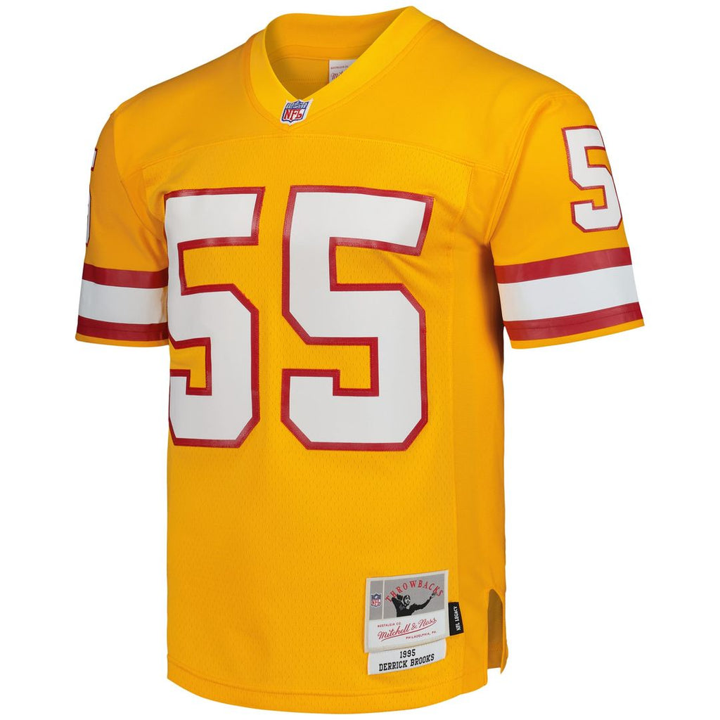 Derrick Brooks Tampa Bay Buccaneers Mitchell & Ness Legacy Replica Jersey - Red Official NFL Team Apparel Football Fan Gear
