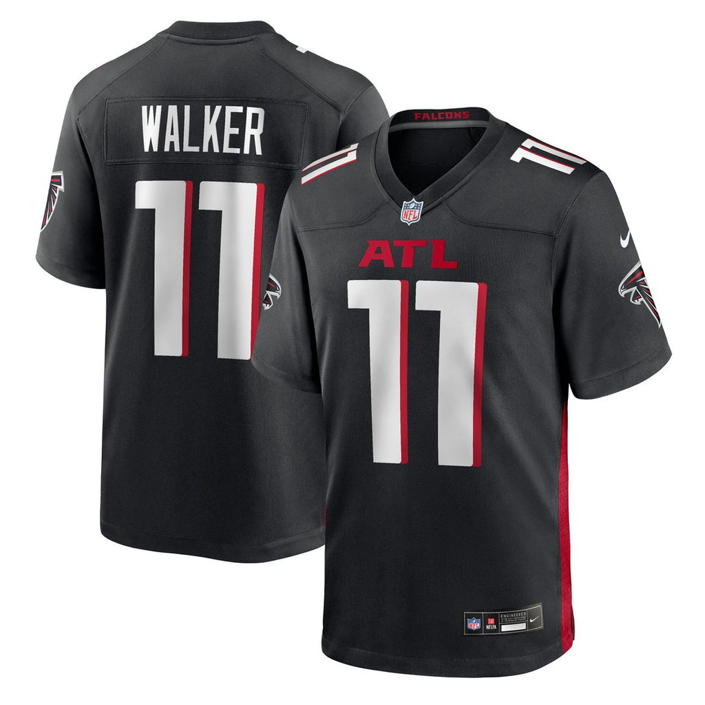 Jalon Walker Atlanta Falcons Nike Team Game Jersey - Black Official NFL Team Apparel Football Fan Gear