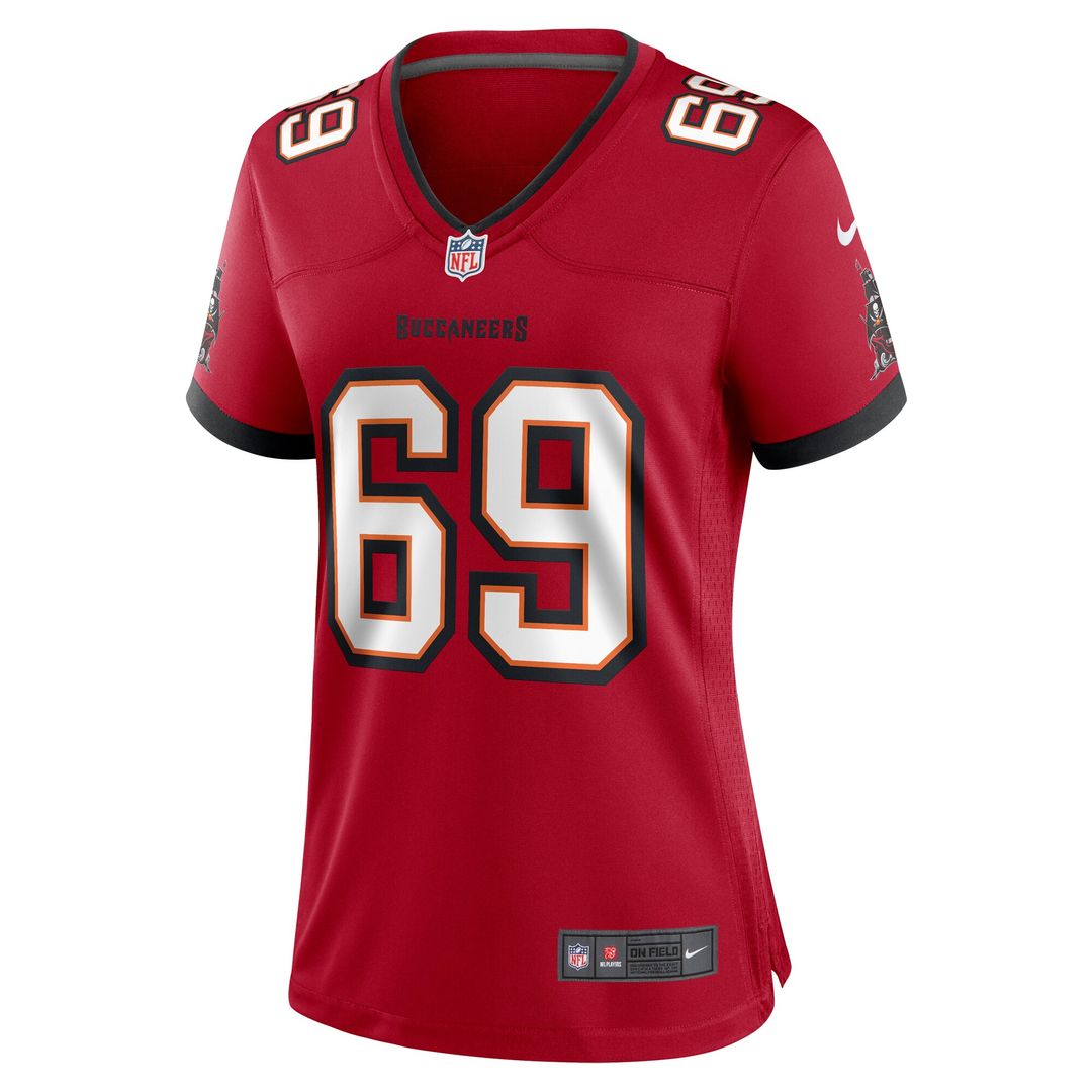 Cody Mauch Tampa Bay Buccaneers Nike Women's Game Jersey - Red Official NFL Team Apparel Football Fan Gear