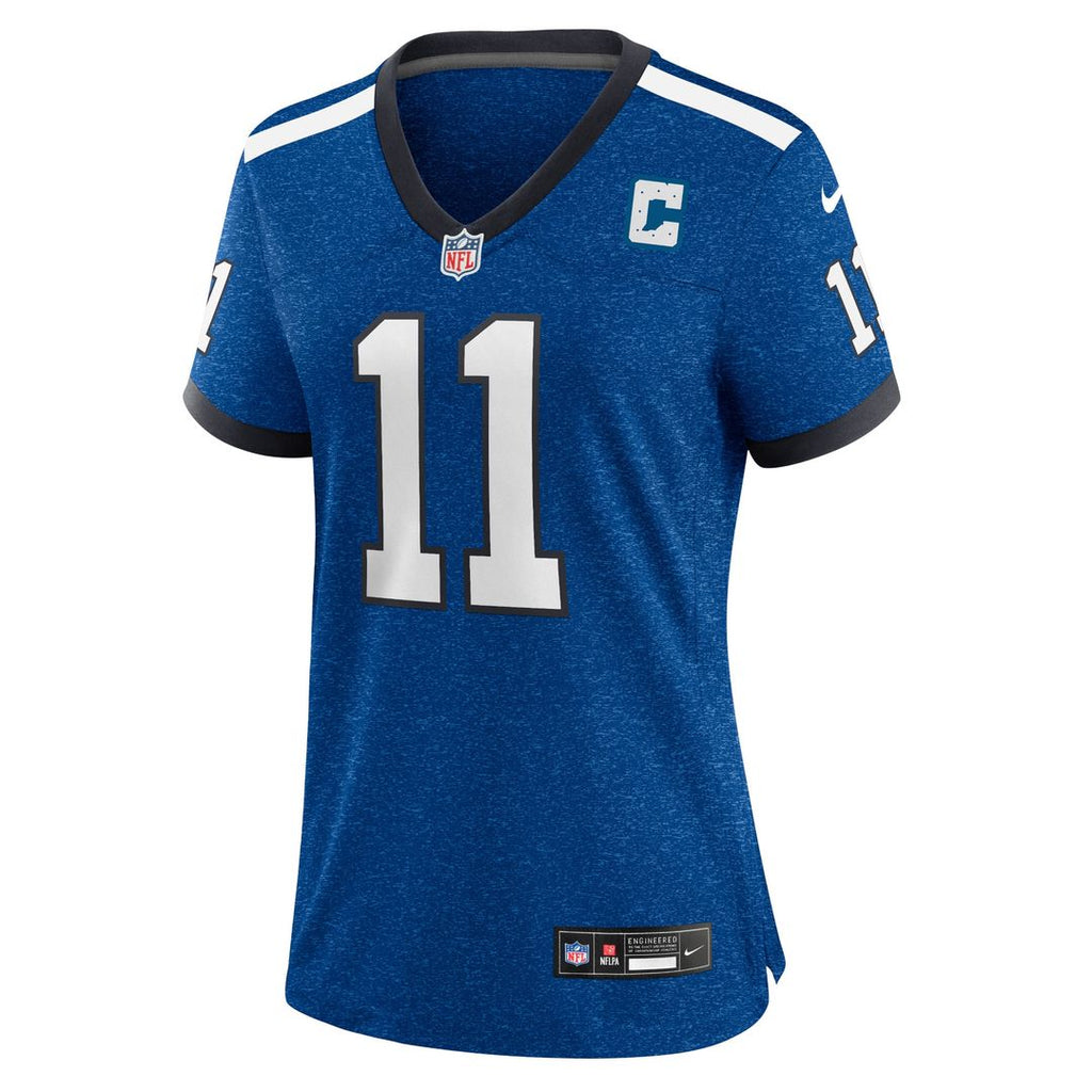 Michael Pittman Jr. Indianapolis Colts Nike Women's Indiana Nights Alternate Game Jersey - Royal Official NFL Team Apparel Football Fan Gear