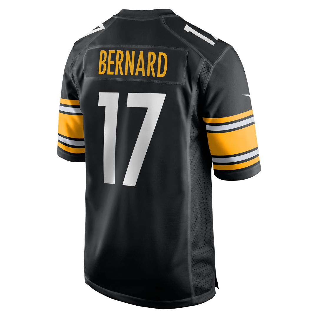 Germie Bernard Pittsburgh Steelers Nike Game Jersey - Black Official NFL Team Apparel Football Fan Gear