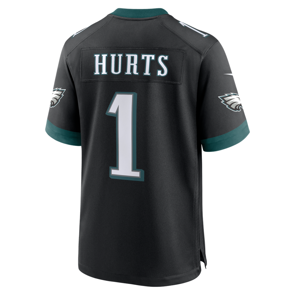 Jalen Hurts Philadelphia Eagles Nike Alternate Game Jersey - Black Official NFL Team Apparel Football Fan Gear