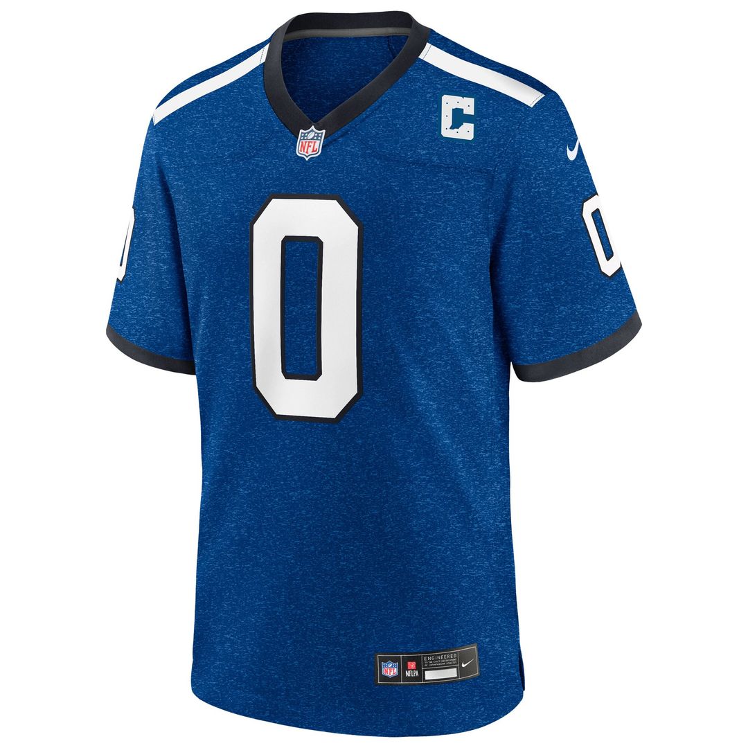Camryn Bynum Indianapolis Colts Nike Alternate 2 Indiana Nights Game Jersey - Heather Royal Official NFL Team Apparel Football Fan Gear
