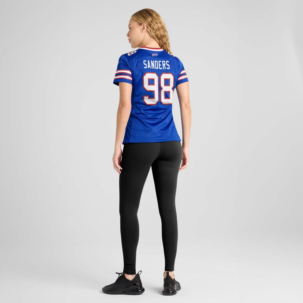 T.J. Sanders Buffalo Bills Nike Women's Team Game Jersey - Royal Official NFL Team Apparel Football Fan Gear