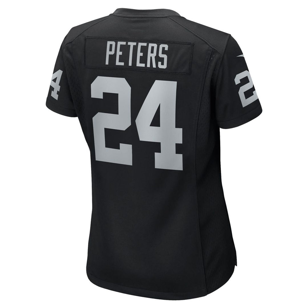 Marcus Peters Las Vegas Raiders Nike Women's Team Game Jersey - Black Official NFL Team Apparel Football Fan Gear