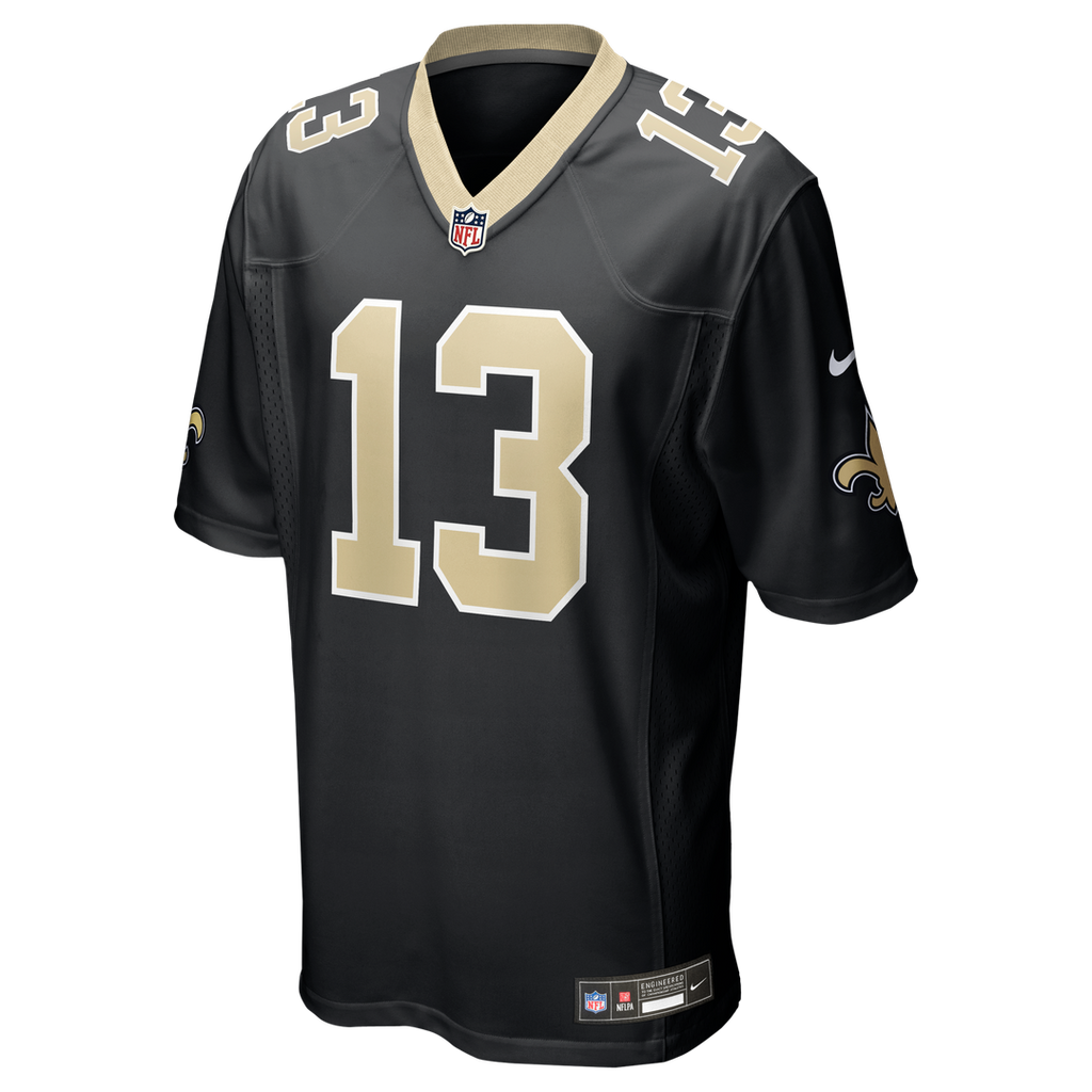 Velus Jones Jr. New Orleans Saints Nike Team Game Jersey - Black Official NFL Team Apparel Football Fan Gear