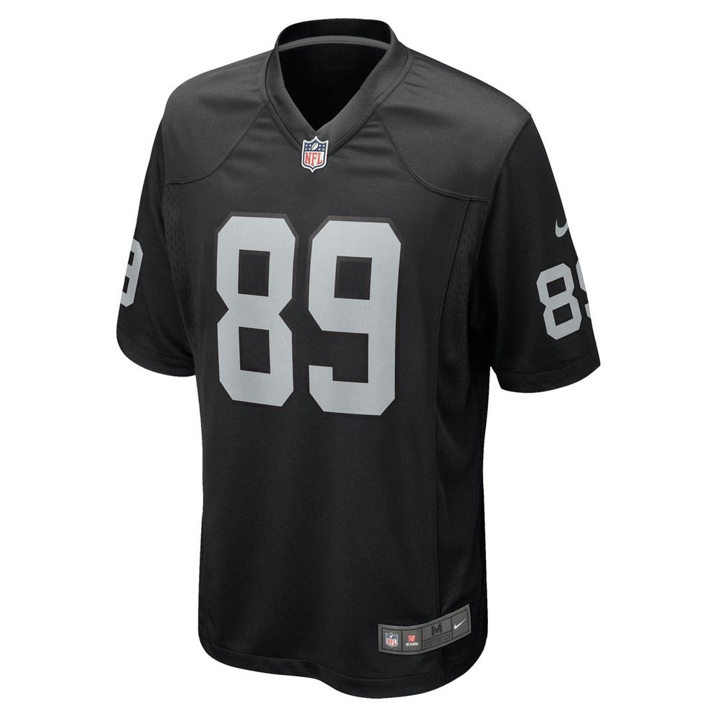 Brock Bowers Las Vegas Raiders Nike Player Game Jersey - Black Official NFL Team Apparel Football Fan Gear
