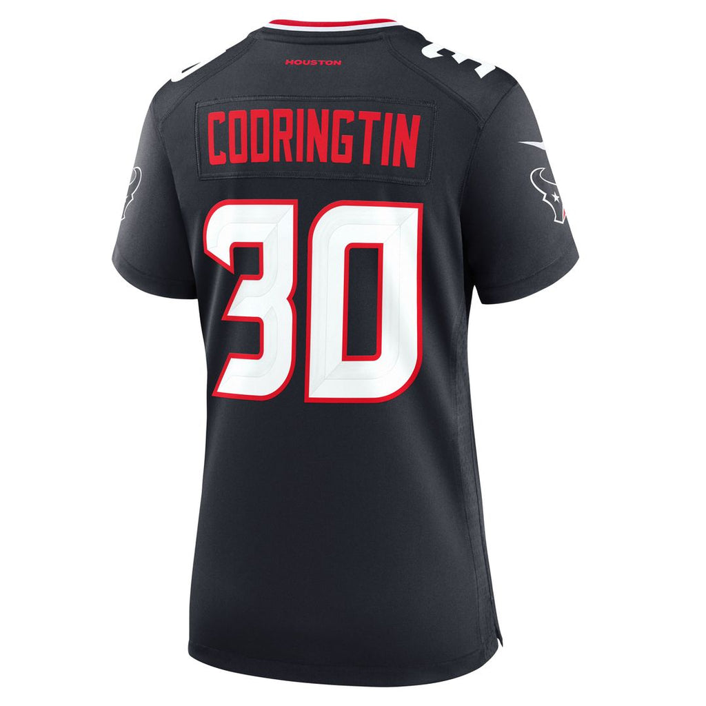 Brandon Codrington Houston Texans Nike Women's Team Game Jersey - Navy Official NFL Team Apparel Football Fan Gear