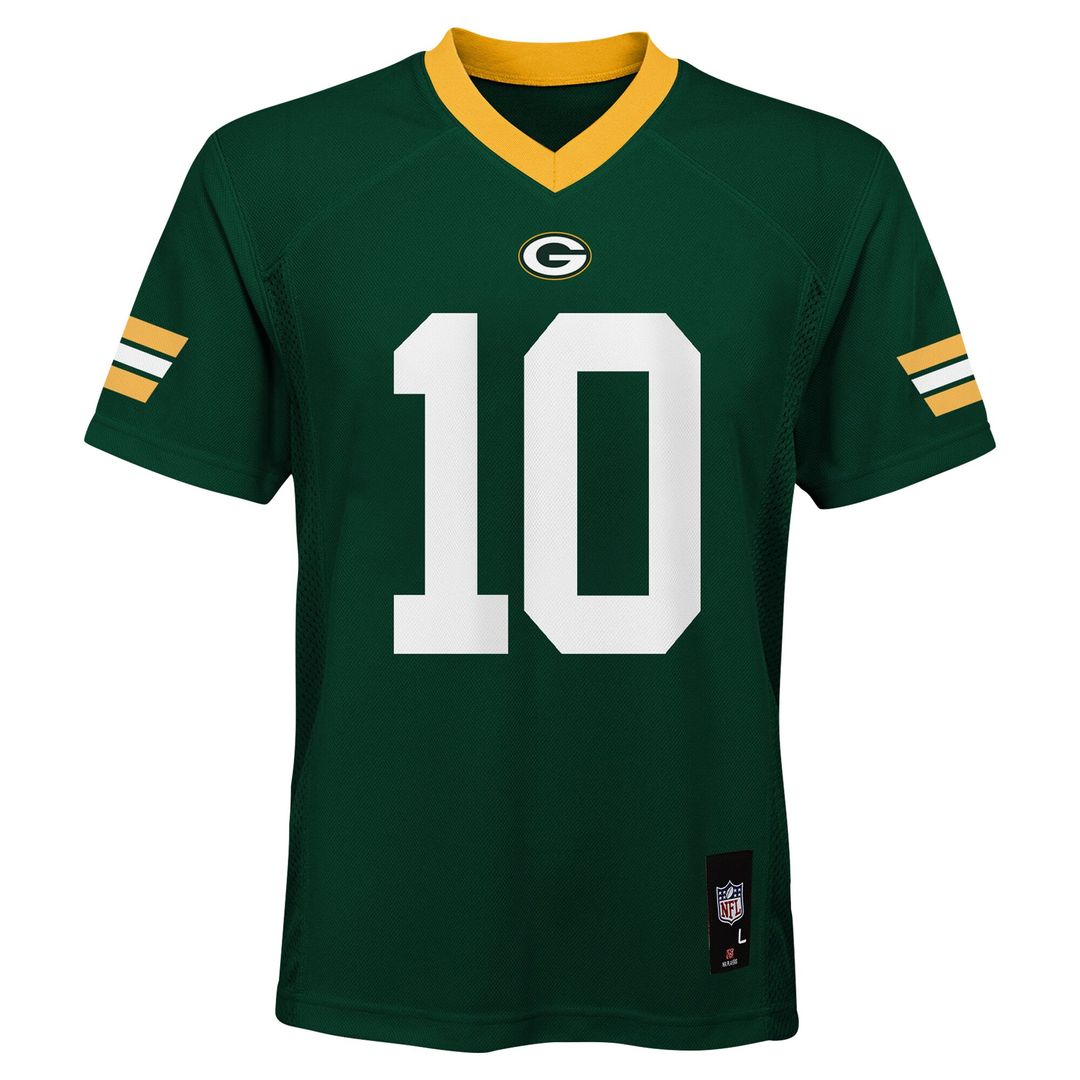 Jordan Love Green Bay Packers Youth Replica Player Jersey - Green Official NFL Team Apparel Football Fan Gear