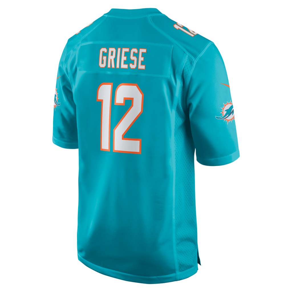 Bob Griese Miami Dolphins Nike Game Retired Player Jersey - Aqua Official NFL Team Apparel Football Fan Gear