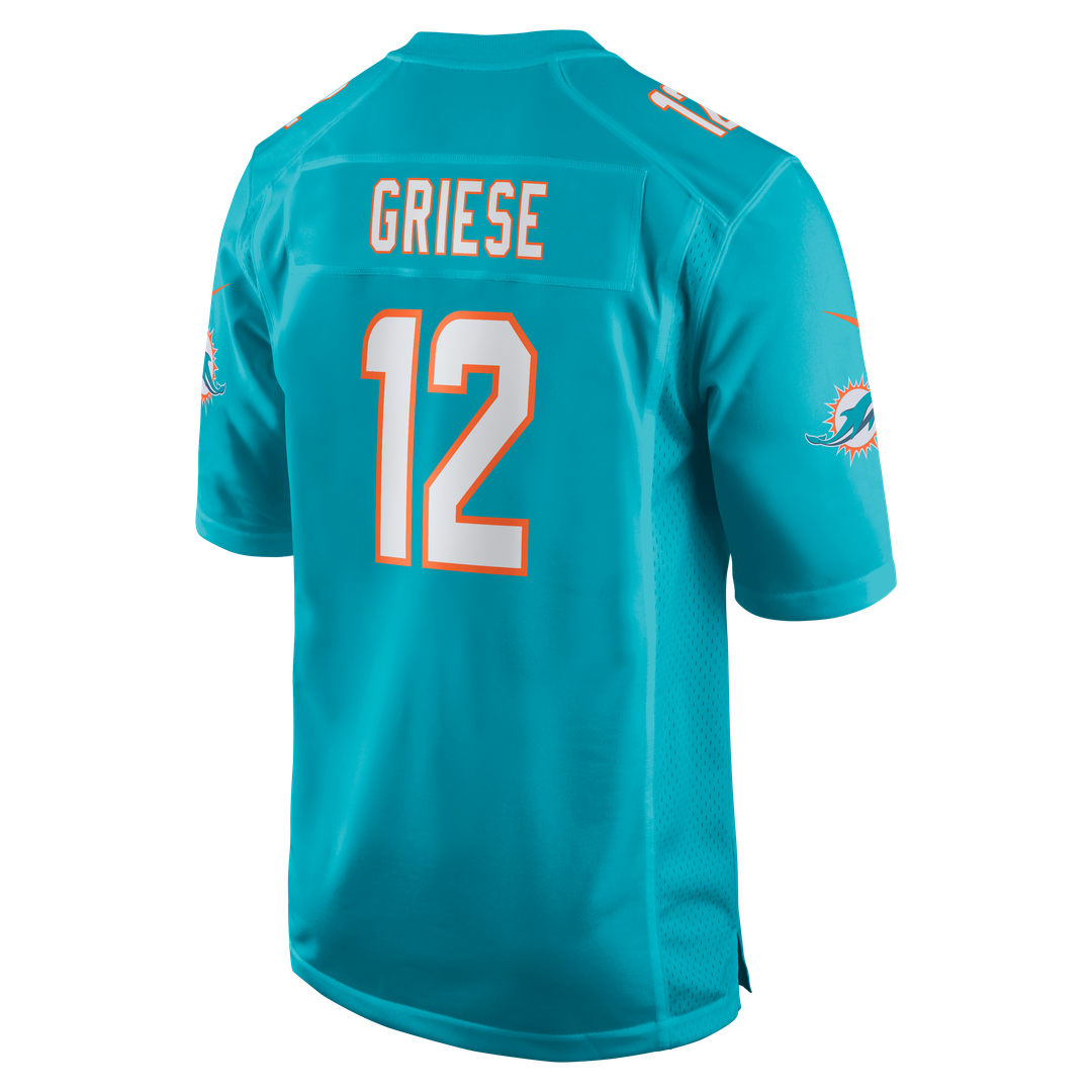 Bob Griese Miami Dolphins Nike Game Retired Player Jersey - Aqua Official NFL Team Apparel Football Fan Gear