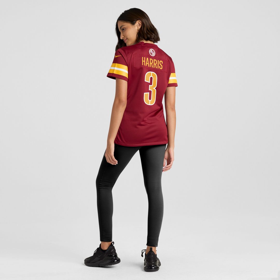 Will Harris Washington Commanders Nike Women's Team Game Jersey - Burgundy Official NFL Team Apparel Football Fan Gear