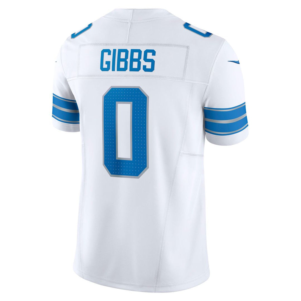 Jahmyr Gibbs Detroit Lions Nike Vapor F.U.S.E. Limited Jersey - White Official NFL Team Apparel Football Fan Gear
