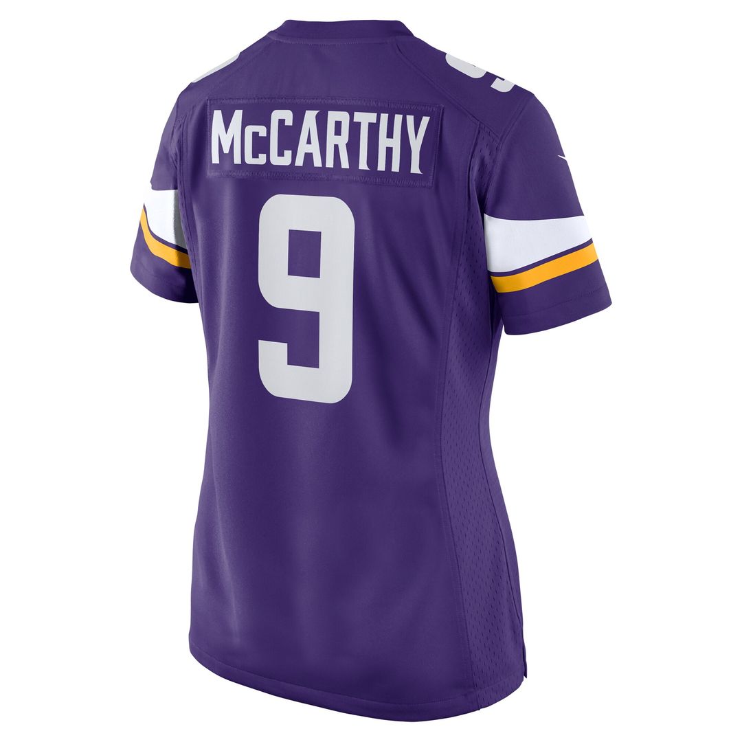 J.J. McCarthy Minnesota Vikings Nike Women's Alternate Game Player Jersey - White Official NFL Team Apparel Football Fan Gear