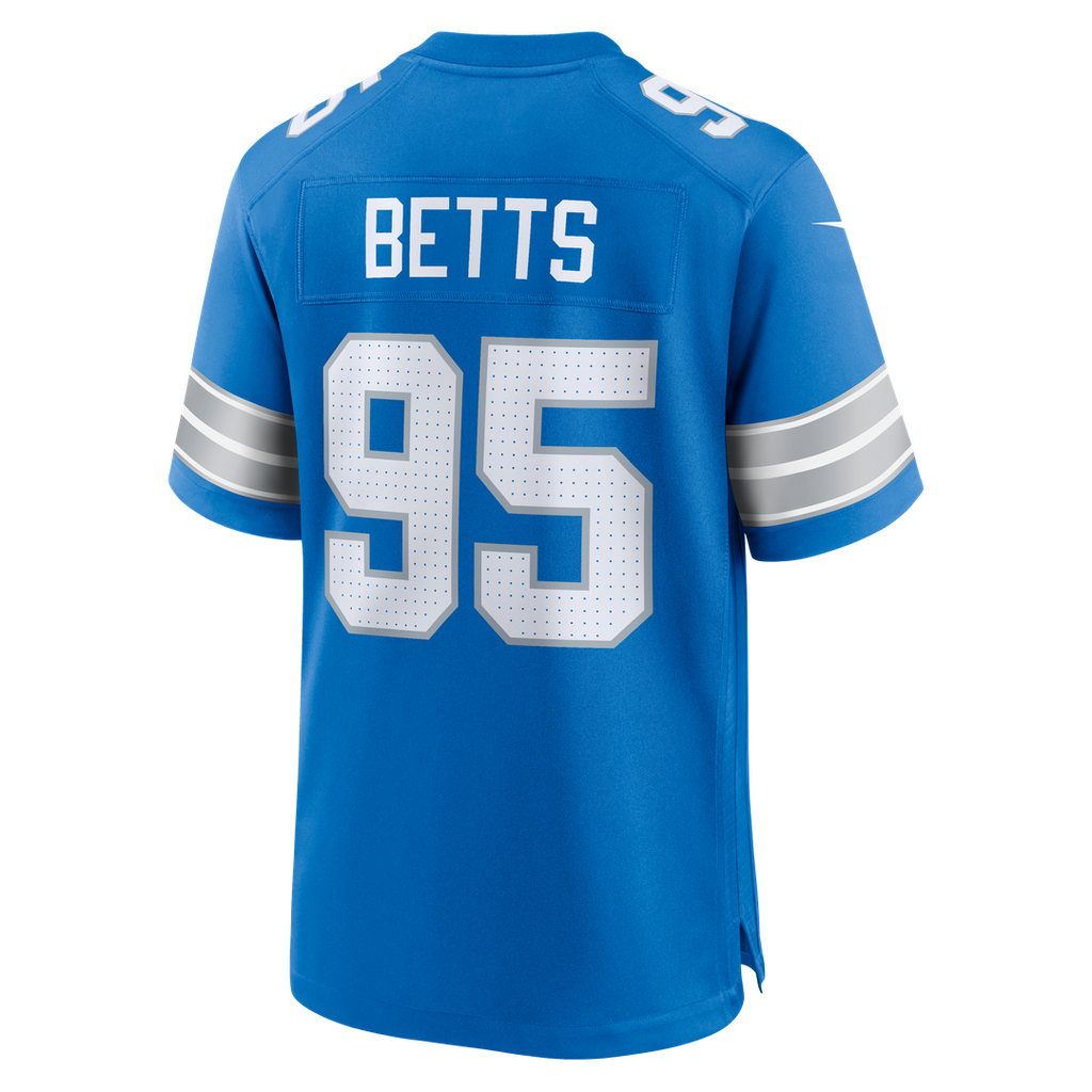 Mathieu Betts Detroit Lions Nike Game Jersey - Blue Official NFL Team Apparel Football Fan Gear