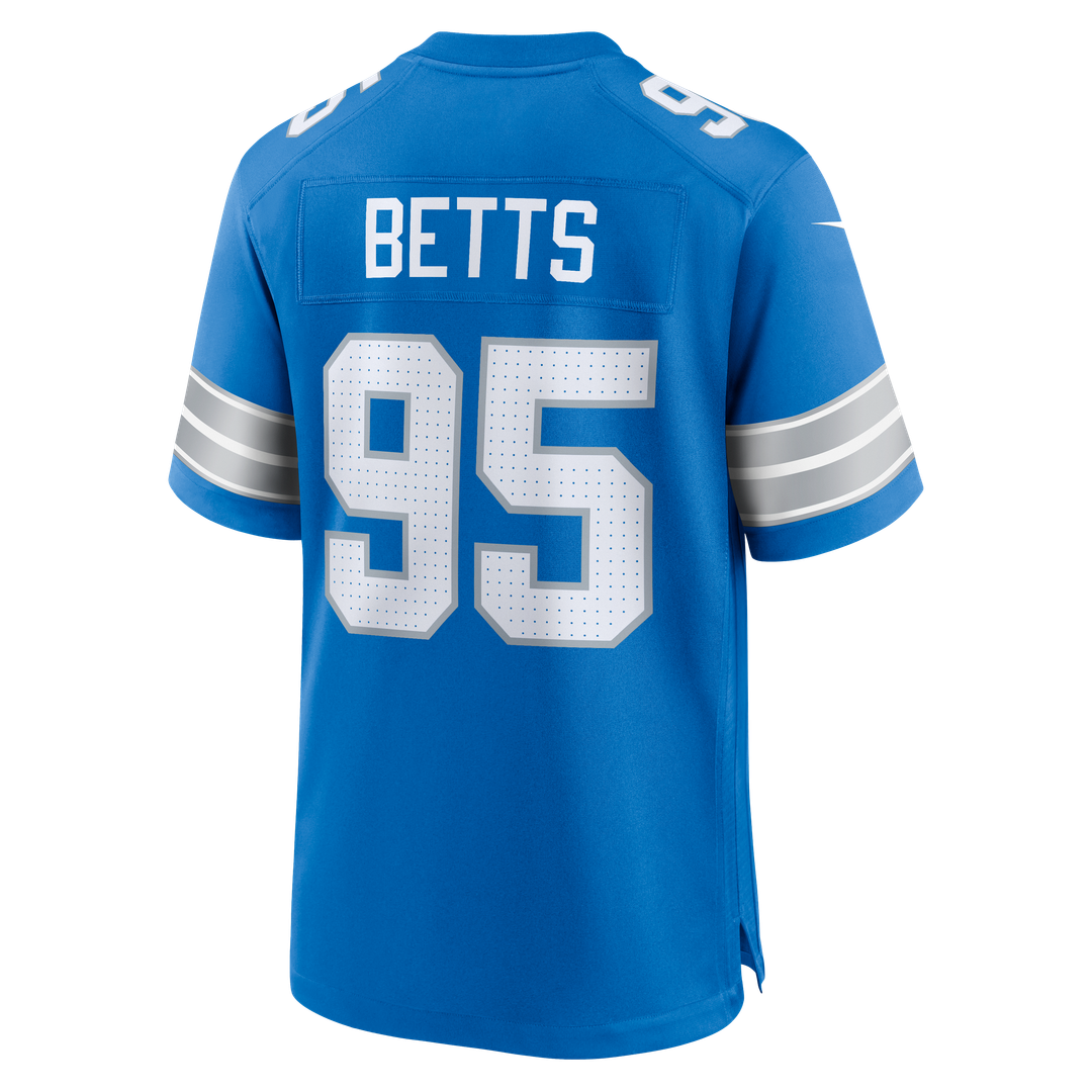Mathieu Betts Detroit Lions Nike Game Jersey - Blue Official NFL Team Apparel Football Fan Gear
