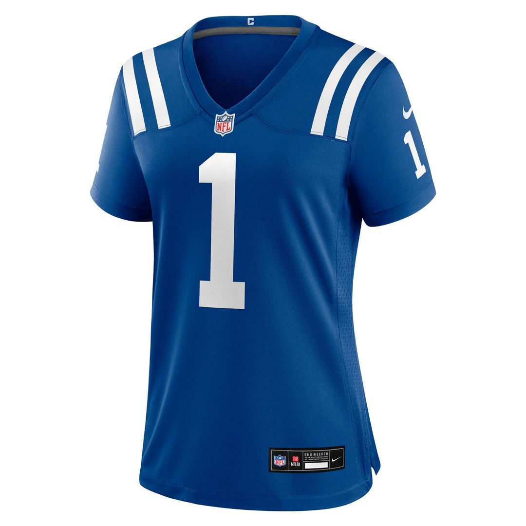 Ahmad Sauce Gardner Indianapolis Colts Nike Women's Team Game Jersey - Royal Official NFL Team Apparel Football Fan Gear