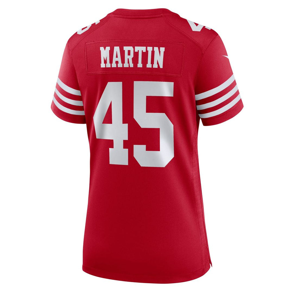 Nick Martin San Francisco 49ers Nike Women's Team Game Jersey - Scarlet Official NFL Team Apparel Football Fan Gear