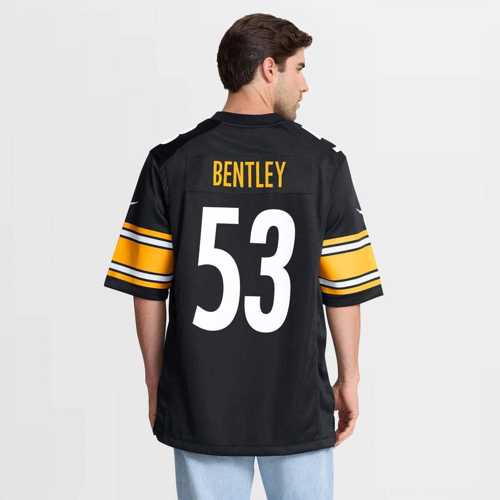 JaWhaun Bentley Pittsburgh Steelers Nike Team Game Jersey - Black Official NFL Team Apparel Football Fan Gear