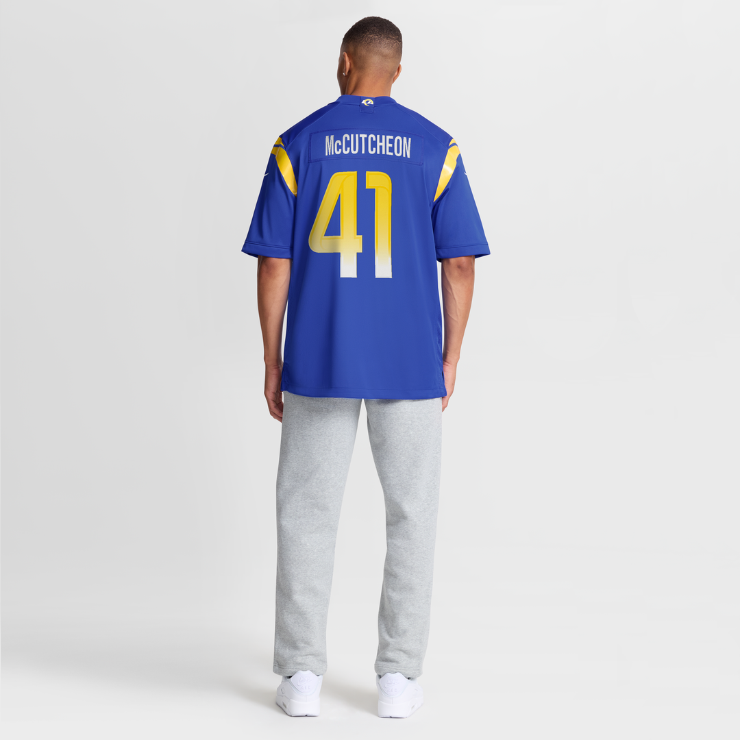 Cameron McCutcheon Los Angeles Rams Nike Game Jersey - Royal Official NFL Team Apparel Football Fan Gear