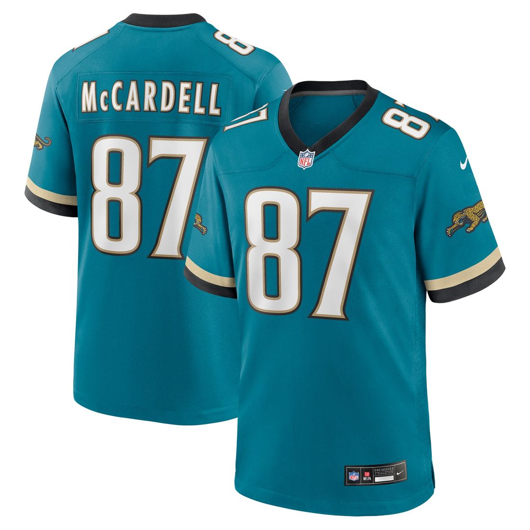 Keenan McCardell Jacksonville Jaguars Nike Retired Player Alternate Game Jersey - Teal Official NFL Team Apparel Football Fan Gear