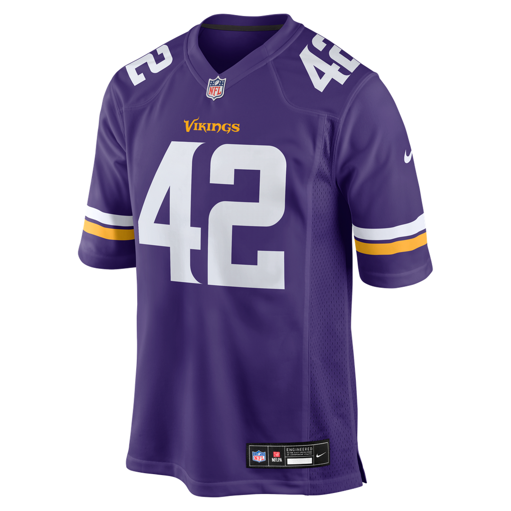 Andrew DePaola Minnesota Vikings Nike Game Jersey - Purple Official NFL Team Apparel Football Fan Gear