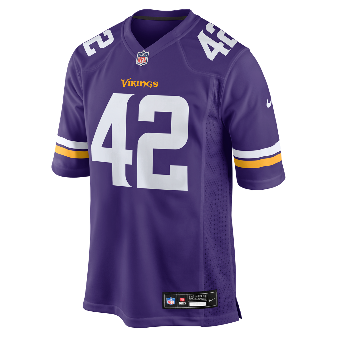 Andrew DePaola Minnesota Vikings Nike Game Jersey - Purple Official NFL Team Apparel Football Fan Gear