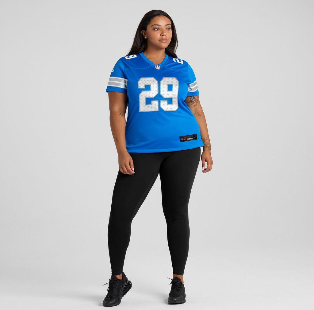 Avonte Maddox Detroit Lions Nike Women's Team Game Jersey - Blue Official NFL Team Apparel Football Fan Gear