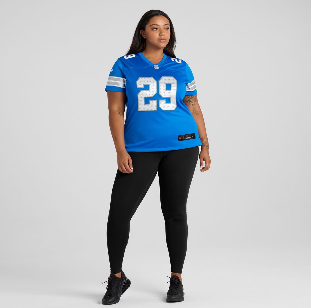Avonte Maddox Detroit Lions Nike Women's Team Game Jersey - Blue Official NFL Team Apparel Football Fan Gear