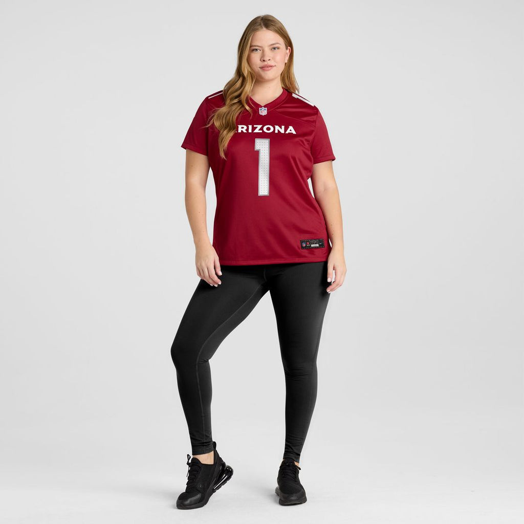 Number 1 Bride Arizona Cardinals Nike Women's Game Jersey - Cardinal Official NFL Team Apparel Football Fan Gear
