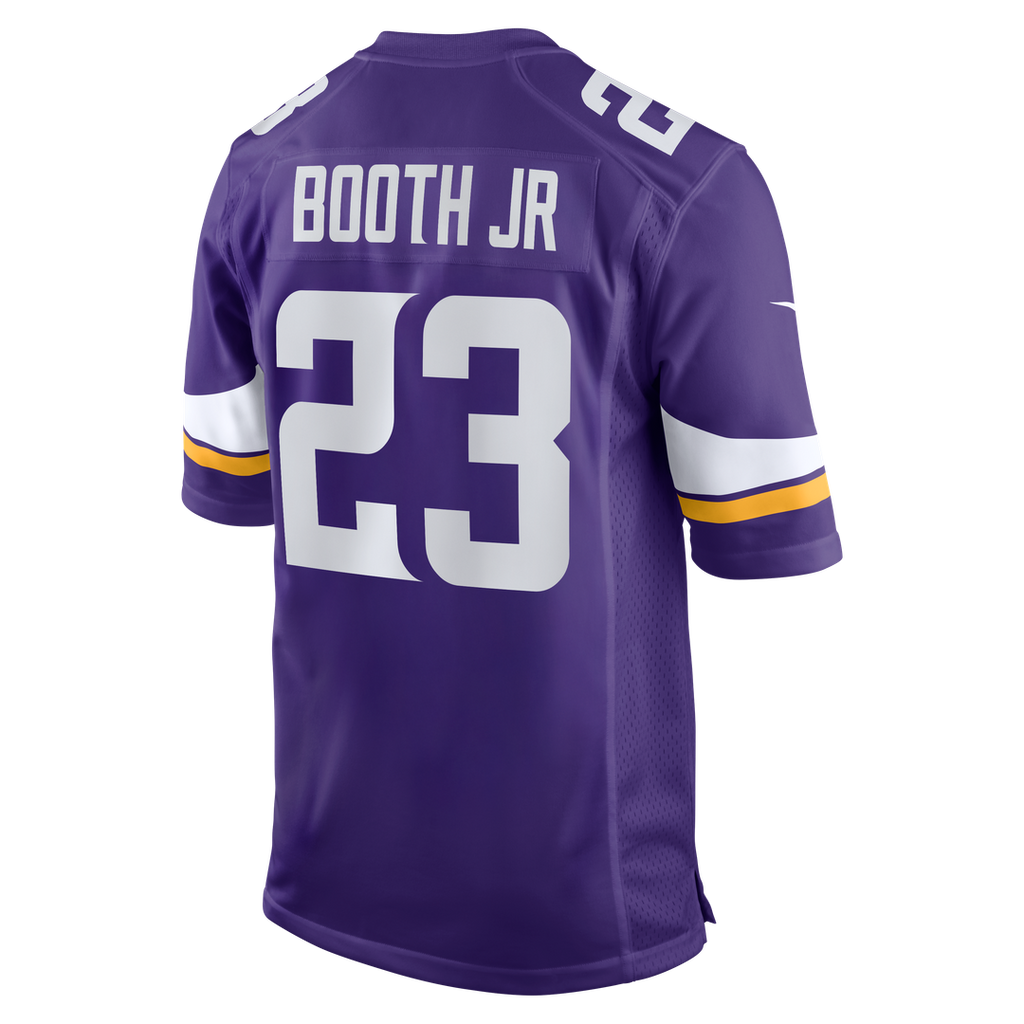Andrew Booth Jr. Minnesota Vikings Nike Player Game Jersey - Purple Official NFL Team Apparel Football Fan Gear