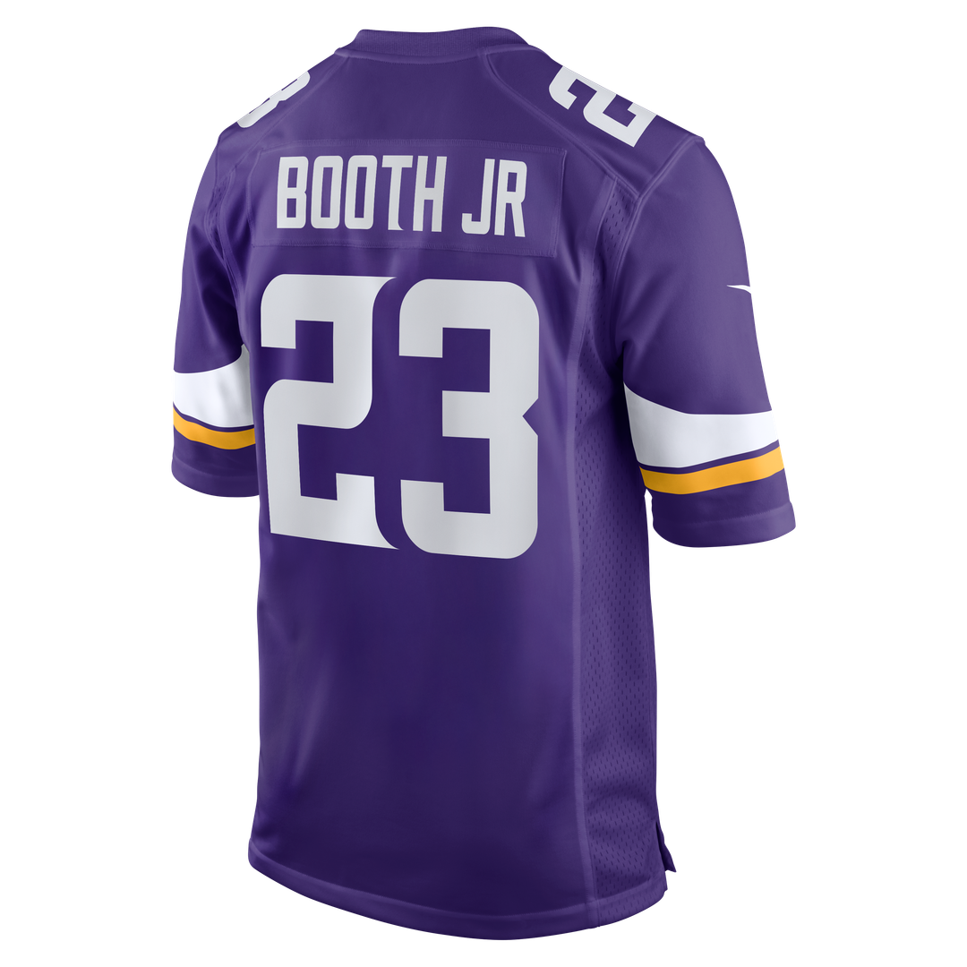 Andrew Booth Jr. Minnesota Vikings Nike Player Game Jersey - Purple Official NFL Team Apparel Football Fan Gear