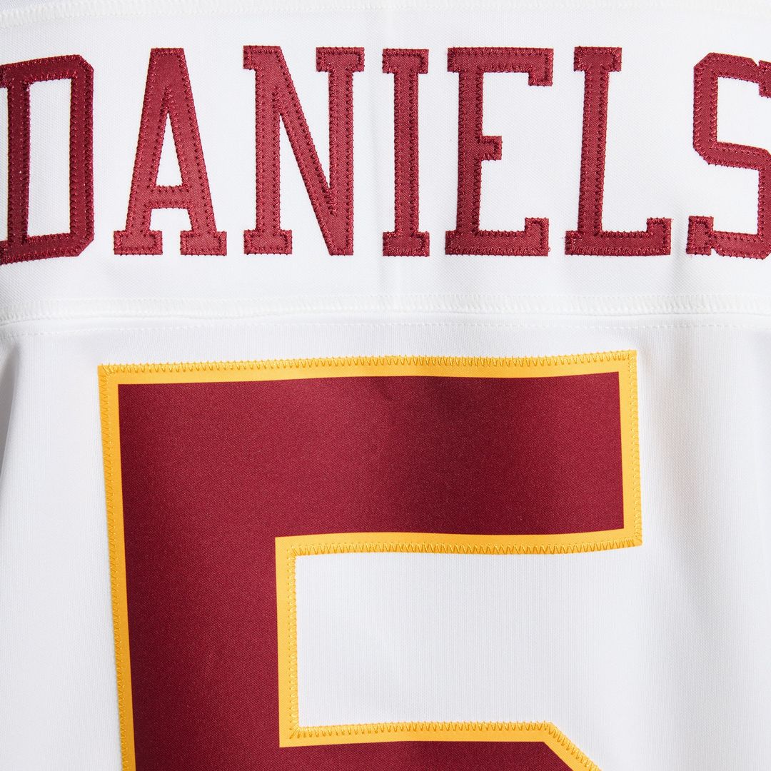 Jayden Daniels Washington Commanders Nike Vapor F.U.S.E. Stitched Limited Jersey - Burgundy Official NFL Team Apparel Football Fan Gear