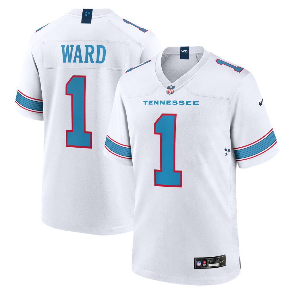 Cameron Ward Tennessee Titans Nike Game Jersey - White Official NFL Team Apparel Football Fan Gear